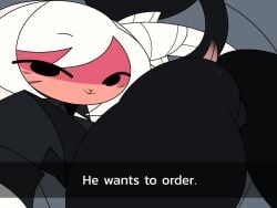 bottomless car couple couple_(romantic) he_wants_to_order holding inside_car instagram_story jacket looking_at_viewer looking_away male male/male malicious_intent monkey monkey_boy monkey_tail pure_(sleepy_headx3) raven_(sleepy_headx3) sleepy_headx3_(artist) smug_face sweater tagme text_box