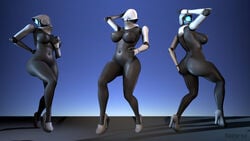 3d absurd_res big_breasts breasts digital_media_(artwork) female hi_res humanoid machine nipples nude pussy razorsz robot signature thick_thighs