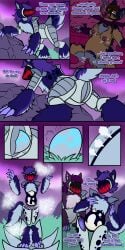 1:2 absurd_res ambiguous_gender animal_humanoid anthro armpit_hair big_belly biomechanical blue_body blue_fur blue_hair bodily_fluids body_hair bondage bound breasts brown_hair chest_hair claws collar comic countershading detachable detachable_limbs dildo dildo_in_mouth dildo_in_pussy dildo_insertion duo egg egg_laying endosoma english_text faceless faceplate female floating_limbs fur genital_fluids genitals grass hands_tied heartbeat_line hi_res humanoid hypnosis laurie_(star-twinkle) lava_lamp_body living_machine machine magic mammal mammal_humanoid markings mind_control nose_plugs oral oral_penetration original_character penetration permanent_bondage permanent_endosoma plant pubes pussy ringed_eyes robot rock rodent rodent_humanoid safe_vore sciurid sciurid_humanoid sex_toy sex_toy_in_mouth sex_toy_in_pussy sex_toy_insertion shoulder_pads sparkles spots spotted_markings star-twinkle steam text trans_(lore) trans_man_(lore) transformation transformation_through_technology tree_squirrel_humanoid vaginal_fluids vaginal_penetration vibrator vibrator_on_nipple vore