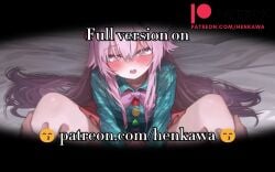 1boy 2d 2d_animation animated audible_creampie audible_speech blinking blush bouncing_ass bow clothed_sex cum cum_in_pussy cum_in_pussy cum_inside cum_overflow cumdrip ejaculation english_text female female_orgasm fox_mask hair_between_eyes hata_no_kokoro henkawa holding_another's_leg internal_cumshot japanese_audio leg_grab live2d long_hair looking_at_viewer lying m_legs mask mask_on_head missionary moaning open_mouth orgasm penis pink_eyes pink_hair pov pov_crotch pov_hands pussy rolling_eyes rough_sex sex shirt skirt skirt_lift solo sound spread_legs straight subtitled sweat tagme thick_thighs thighs touhou vaginal_penetration very_long_hair video voice_actted winking_(animated)