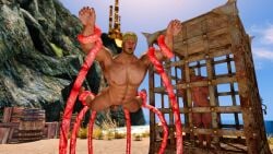 3d game gay medieval muscular skyrim yaoi