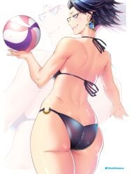 1girls adult adult_female ass ass ass_cleavage back-tie_bikini back-tie_swimwear backboob bare_arms bare_back bare_chest bare_hands bare_hips bare_legs bare_shoulders bare_skin bare_thighs bayonetta bayonetta_(character) bikini bikini_bottom bikini_only bikini_top black_hair black_hair_female blue_eyes blue_eyes_female breasts butt_crack curvaceous curvaceous_body curvaceous_female curvaceous_figure curvaceous_hips curvaceous_thighs curvy curvy_ass curvy_body curvy_female curvy_figure curvy_hips curvy_thighs earrings elbows etchimune exposed_arms exposed_back exposed_chest exposed_hips exposed_legs exposed_shoulders exposed_skin exposed_thighs female female_focus female_only fingernails fingers glasses glasses_on_face glasses_on_head half_naked half_nude hourglass_figure large_breasts lean_figure lips mature mature_female mole mole_under_mouth naked naked_female naked_woman narrow_waist nude nude_female nudity semi_nude shiny_arms shiny_ass shiny_butt shiny_hair shiny_legs shiny_shoulders shiny_skin shiny_thighs short_hair shoulders sideboob simple_background slender_body slender_waist slim_waist solo standing string_bikini swimsuit swimwear thick_thighs thighs upper_body volleyball volleyball_(ball) white_background wide_hips