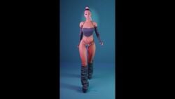 ariana_grande_(fortnite) female fortnite music outfit sexy sound tagme video walking