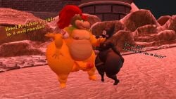 anthro bigger_male black_clothing bowser_jr. kane_brent_koopa male male/male naked ninji_(mario) smaller_male tecbuttlovefa