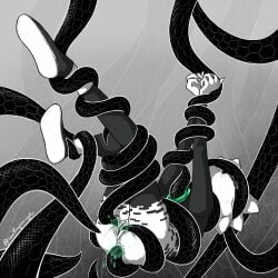 anal_sex anthro anthro_penetrated blindfold crying cuntboy furry hentai intersex lubricant nine_sols pussy restrained tentacle vaginal_penetration vaginal_sex yi_(nine_sols)