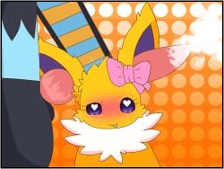 animal_genitalia animal_penis blush cum ear_penetration eeveelution eeveelution_squad gay heart heart-shaped_pupils heart_eyes jolteon luxray male male/male male_only mind_break penis pokemon pokemon_(species) speed_(eeveelution_squad) trace_(eeveelution_squad)