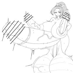 1futa balls big_areola big_balls big_breasts big_nipples big_penis big_testicles breasts brown_eyes brown_hair censored erect_nipples erect_penis erection fatal_fury futa_only futanari huge_balls huge_breasts huge_cock huge_nipples huge_testicles human hyper_balls hyper_breasts hyper_genitalia hyper_penis hyper_testicles intersex king_of_fighters large_areolae large_balls large_breasts large_penis large_testicles long_hair long_penis mai_shiranui monochrome multi_genitalia multi_penis nipples nude penis penis_nipples rekuro_(@noto858) scrotum solo solo_futa standing testicles triphallia urethra veiny_penis