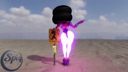 16:9 16:9_aspect_ratio 3d 3d_(artwork) 3d_animation 3d_model 3d_render afro animated ass_bigger_than_head ass_expansion ass_focus ass_jiggle ass_smack cartoon_network cartoony condoms facing_away garnet_(steven_universe) heels leotard no_sound purple_skin steven_universe tagme thespig transformation video