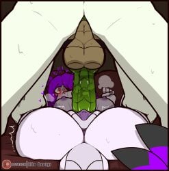 absurd_res anthro anthro_on_anthro anthro_penetrated anthro_penetrating anthro_penetrating_anthro anus ass backsack balls big_breasts big_penis breasts duo elin_(psychorodent) female female_penetrated from_front_position fur genitals green_penis hair heart_eyes heart_symbol hi_res male male/female male_penetrating male_penetrating_female mating_press nipples penetration penile penile_penetration penis penis_in_pussy psychorodent purple_hair pussy scales scalie sex snatyr under_boob vaginal_penetration vaginal_penetration vein veiny_penis white_body white_fur white_scales