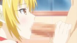 anejiru animated animated blonde_hair cat_ears censored fellatio female female kuri_(anejiru) oral penis