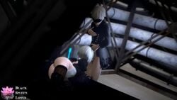 1boy 1girls 3d animated ass blackspleenlotus erection fellatio female male nier nier:_automata no_sound oral penis shorter_than_30_seconds source_filmmaker straight thighhighs video yorha_2b yorha_9s