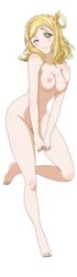 1girls absurd_res alpha_channel female female_only human love_live! love_live!_sunshine!! naked nipples nude_filter ohara_mari one_eye_closed photoshop png posing pussy solo transparent_background transparent_png uncensored vector_trace wink