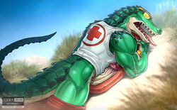 1boy anthro league_of_legends male_only pool_party_renekton pool_party_series renekton solo tagme todex