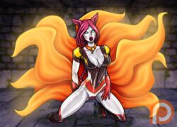 ahri artist_request foxfire_ahri infernal_series league_of_legends tagme