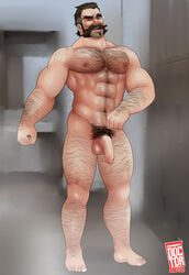 1boy abs balls ballsack bara bathroom beefy biceps big_balls big_muscles black_hair body_hair chest_hair cigar dilf doctor_anfelo facial_hair flaccid_penis foreskin hairy_arms hairy_chest hairy_legs hairy_male hairy_thighs human human_only intact league_of_legends light-skinned_male light_skin long_foreskin looking_at_viewer malcolm_graves male male_chest male_nipples male_only male_pubic_hair manly mature mature_male muscles muscular_male mustache mutton_chops nude nude_male pecs pectorals penis scrotum sideburns six_pack smooth_penis solo soul_patch standing steam steaming_body testicles thick_eyebrows uncut unretracted_foreskin vapor