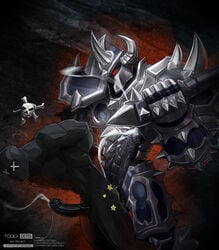 2boys armor bara clothed clothed_sex faceless_male gay helmet league_of_legends male male/male male_only mordekaiser tagme todex yaoi