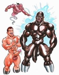 2014 gay male male_only original siproites tagme traditional_media transformation