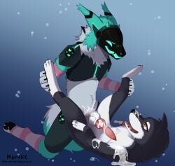 cum cum_inside protogen husky feral anthro zoophilia