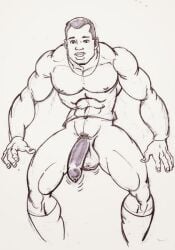siproites monochrome gay traditional_media male male_only tagme original 2014