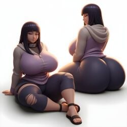 hyuuga hinata from naruto by brasil louco