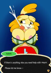 isabelle (animal crossing) from animal crossing by freepancakes