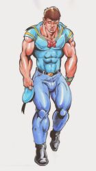 2015 bara donald_duck gay humanized male male_only muscular nipple_piercing siproites tagme traditional_media