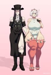 1boy 1girls 2d 2d_(artwork) absurd_res absurdres ahoge alternate_version_available androgynous arc_system_works artist_name artist_signature before_sex big_breasts black_hair blue_eyes boots breasts_bigger_than_head bulge bulge_through_clothing bulge_under_clothes chubby chubby_female elphelt_valentine erection erection_under_clothes femboy femboy_on_female femboydom femenine_male fighting_game gloves glowing_eyes goth guilty_gear guilty_gear_strive hairband happy hat high_quality high_resolution highres huge_ass huge_breasts huge_cock hypnotic_eyes idol inminent_sex leotard light-skinned_female light-skinned_male long_boots long_hair mr_foxy15 muscular muscular_male nonbinary otoko_no_ko penis_bulge red_eyes short_hair smile spikes submissive submissive_female tagme teasing testament_(guilty_gear) voluptuous voluptuous_female white_hair wide_hips