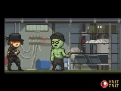 1boy 1girls 720p big_breasts breasts cum cum_in_pussy dead_ahead female female/male male male/female music pixel_animation pixel_art sex sound tagme video voltjolt zombie zombie_girl