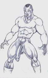 siproites monochrome gay traditional_media male male_only tagme original 2014