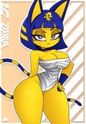 ankha from animal crossing by lord380