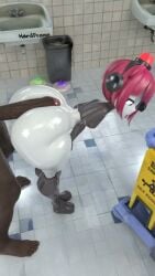 1boy 1girls 3d 3d_(artwork) 3d_animation ahe_gao animated ass_focus ass_jiggle ass_job ass_ripple ass_up ass_waves assjob balls bathroom big_ass big_penis buttjob buttocks dark-skinned_male dark_skin female hardframe hi_res high_resolution highres huge_cock jiggle jiggling_ass jiggling_thighs male male/female mini_sentry narrow_waist neutral_expression oiled_skin penis_rubbing_ass petite pussy red_hair rippling_ass robot round_ass sentry-chan shiny_skin short_hair short_playtime shortstack small_breasts soft_ass sound tagme team_fortress_2 tf2 thick_thighs tongue tongue_out vertical_video video white_body wide_hips