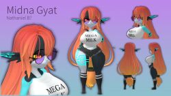 midna shortstack hair_down huge_breasts 3d thegrinderops thick_thighs
