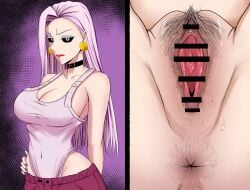 1girls 369_(editorsakura) anus bar_censor black_sclera breasts choker cleavage clitoral_hood clitoris clothing collar colored_sclera covered_navel earrings female female_only female_pubic_hair hairy hairy_pussy hand_on_own_hip highleg highleg_leotard jewelry jjk jujutsu_kaisen labia large_breasts leotard lipstick long_hair looking_at_viewer makeup mature_female multiple_views pants pink_hair png pubic_hair purple_eyes purple_hair purple_leotard purple_nails pussy red_lips solo spread_pussy sweat takako_uro trimmed_pubic_hair uro_takako vagina vulva