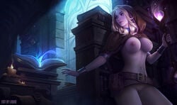 arcanists_series female female_only league_of_legends liquidshadow luxanna_crownguard pussy spellthief_lux tagme