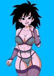 big_breasts big_thighs black_hair dragon_ball dragon_ball_super dragon_ball_z gine lingerie monkey_tail ranru saiyan saiyan_female saiyan_girl saiyan_tail sexy sexy_body sexy_female sexy_pose voluptuous voluptuous_female
