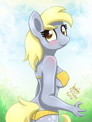 anthro bikini derpy_hooves female friendship_is_magic joakaha my_little_pony solo