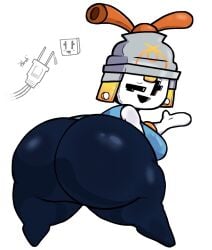 alternate_body_type anthro ass_bigger_than_head bent_over connie_(mario) duplicate fat huge_ass humanoid lewdewott mario_(series) mario_and_luigi:_brothership mario_and_luigi_(series) plump_ass tagme tagme_(artist)