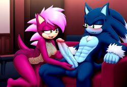 ai_generated ass blue_body breasts incest incest_(lore) magenta_fur male/female novelai pink_hair sex sonia_the_hedgehog sonic_(series) sonic_the_hedgehog sonic_the_hedgehog_(series) sonic_underground straight veiny_penis werehog