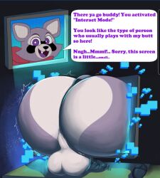 rambley raccoon from indigo park by mrmidknight200