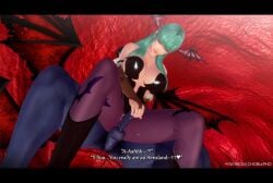 capcom chobixpho darkstalkers marvel_vs._capcom morrigan_aensland succubus