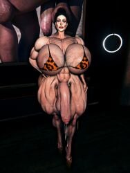 3d abs bimbo high_heels huge_breasts long_penis looking_at_viewer mature mature_female mature_futa muscular muscular_female muscular_futanari oc second_life self_upload standing thesusman thick_thighs