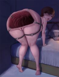1girls anal anal_spreader anal_spreader_panties anus ass bed bedroom bent_over big_ass binibon123 brown_hair bubble_ass bubble_butt dark_room dat_ass destroyed_anus detailed_anus dilation_belt dripping_ass elastigirl female female_only from_behind full_body gaping gaping_anus helen_parr huge_anus huge_ass huge_gape human hyper hyper_anus hyper_gape indoors knees_together_feet_apart large_anus leaning_forward looking_back milf naked naked_female nude nude_female only_female pixar pussy ruined_anus short_hair solo superheroine tagme the_incredibles tiptoes uncensored wrecked_ass
