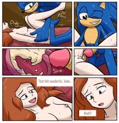 absurd_res anthro anthro_penetrating anthro_penetrating_human bodily_fluids color colored comic comic_page cum cum_in_pussy cum_in_uterus cum_inside dark_the_artist eulipotyphlan fan_character female from_front_position genital_fluids hedgehog hi_res human human_on_anthro human_penetrated impregnation interspecies interspecies_impregnation interspecies_romance lying male male/female male_pubes mammal missionary_position on_back penetration pubes pubes_exposed sega sex sonic_(series) sonic_boom sonic_the_hedgehog sonic_the_hedgehog_(series) uterus