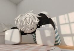 3d 3d_(artwork) ass femboy looking_at_viewer nykosucks roblox roblox_avatar stockings