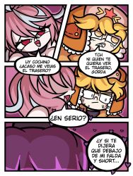 1boy 1girls 2d ass_focus big_ass chile colombia comic comic_page just_nova spanish_text sumisa text virtual_youtuber vtuber youtube youtube_hispanic youtuber_boy