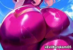 ai_generated ass_focus azur_lane big_ass bremerton_(azur_lane) evilkuro05 pink_bodysuit