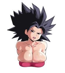 big_breasts caulifla dragon_ball dragon_ball_super muscular pseudocel