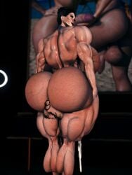 3d abs bimbo high_heels huge_breasts long_penis mature mature_female mature_futa muscular muscular_female muscular_futanari oc second_life self_upload standing thesusman thick_thighs