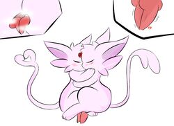 2017 blush closed_eyes duo eeveelution espeon feral frottage heart kissing male motion_lines nintendo penis pokémon_(species) pokemon rockii sex simple_background video_games white_background yaoi