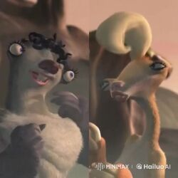 20th_century_fox 20th_century_studios ai_generated animated blue_sky_studios ice_age_(film) ice_age_(series) jennifer_(ice_age) rachel_(ice_age) tagme video